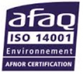 ISO14001 Certifié depuis 2001