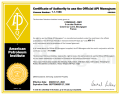 Certificat API
