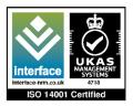 ISO 14001 - UKAS certified ISO 14001