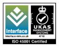 ISO 45001 - UKAS certified ISO 45001