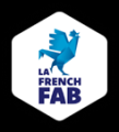 FRENCH FAB est label qui prouve que nous fabriquons de A a Z l'ensemble de notre catalogue en France. logo qui permet d'identifier une marque 100% Francaise
